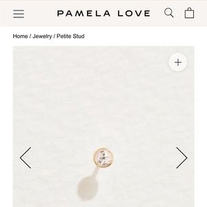 🚫SOLD🚫PAMELA LOVE ROSE CUT PETITE DIAMOND STUD EARRING $455